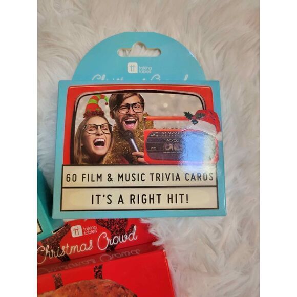 NWT Bundle Talking Tables Christmas Jokes, Cheesy Jokes, Film and Music Trivia⭐️ - Picture 2 of 5